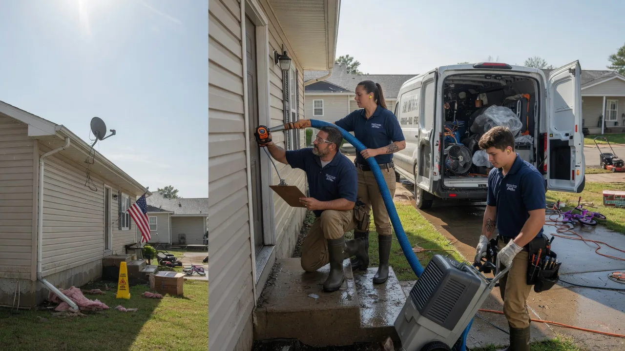 Ceiling Water Damage Restoration in Monon, IN near me